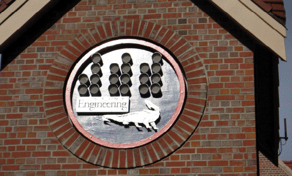 Binary Clock Face mounted on the Clock Tower